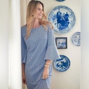 Tyler Boe | Jenny Bell Sleeve Jacquard Dress | NWT!